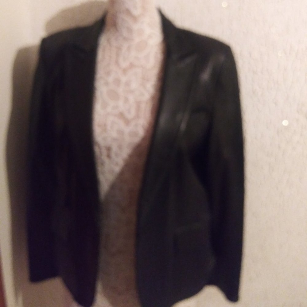 DKNY Black Leather jacket